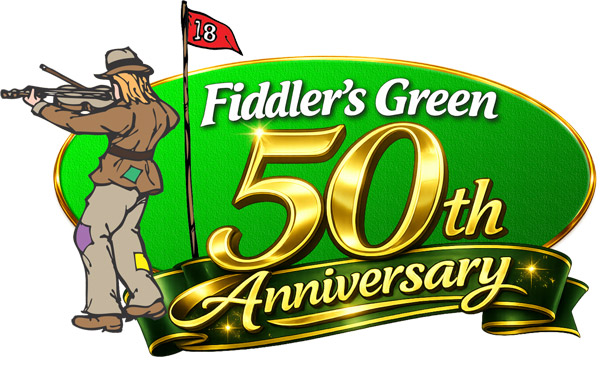 Fiddler's Green 50th anniversary logo